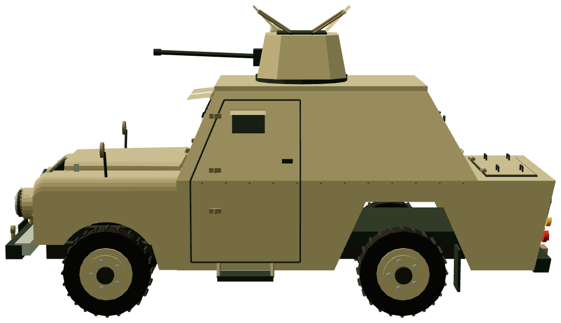 Shorland Mk 2 APC — side render
