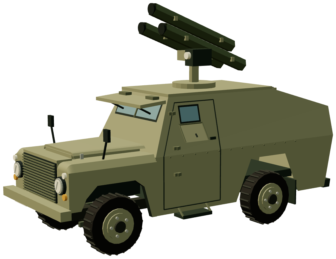 Shorland S53 Air Defence — three-quarter render