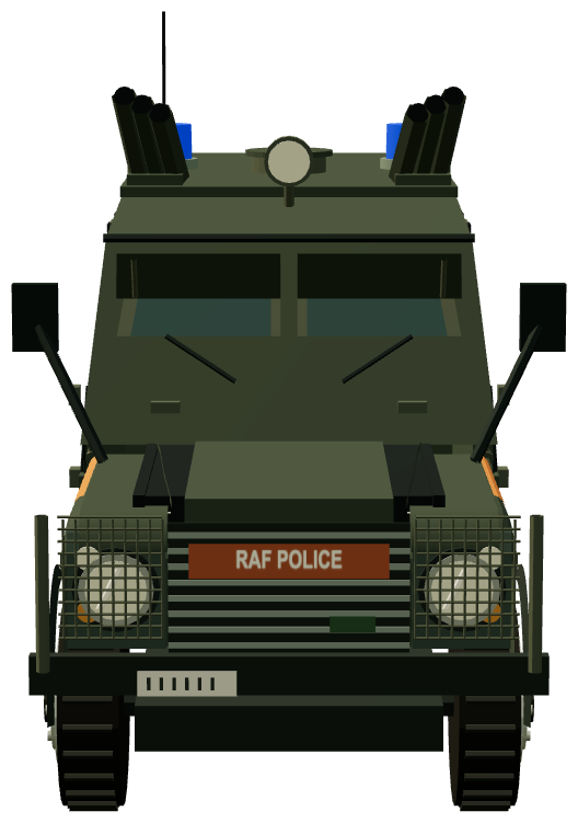 Shorland SB401 APV · RAF Police — front render