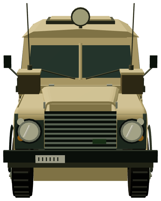 Snatch Land Rover — front render