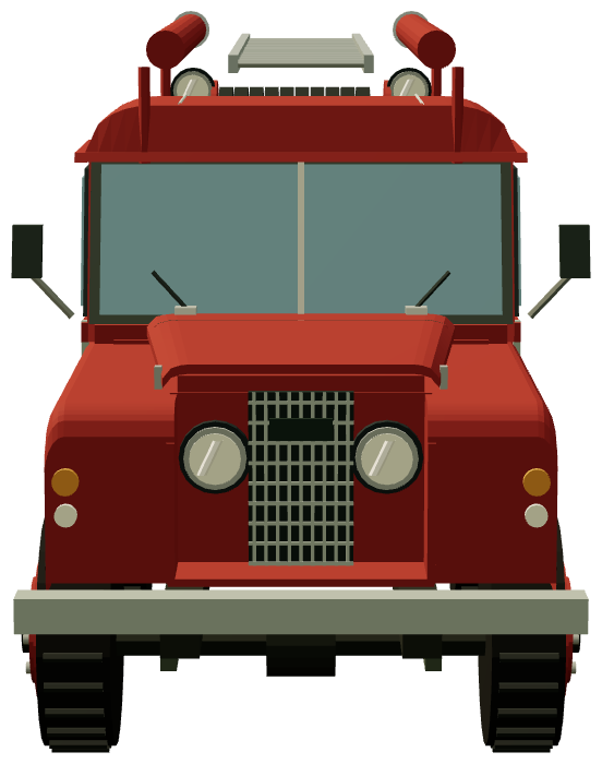 Snowy Mountains Hydro Fire Truck — front render