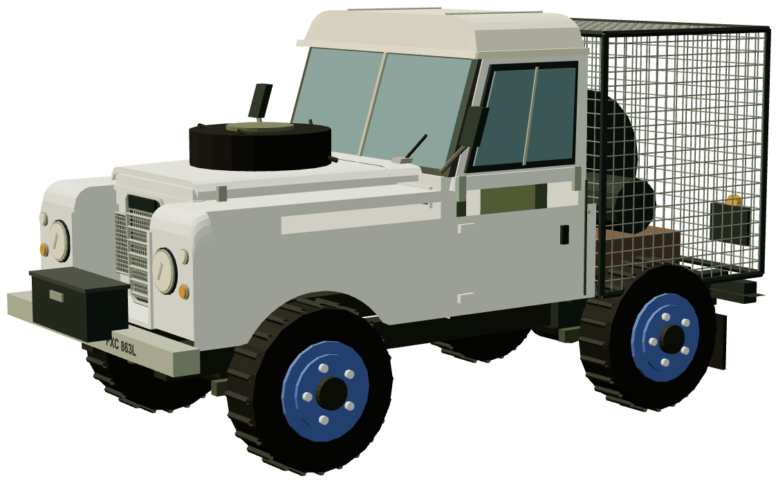 Solihull Birdcage Winch Cable Truck — three-quarter render