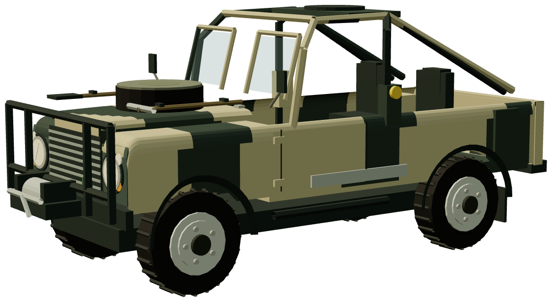 110 Special Operations Vehicle demonstrator — three-quarter render