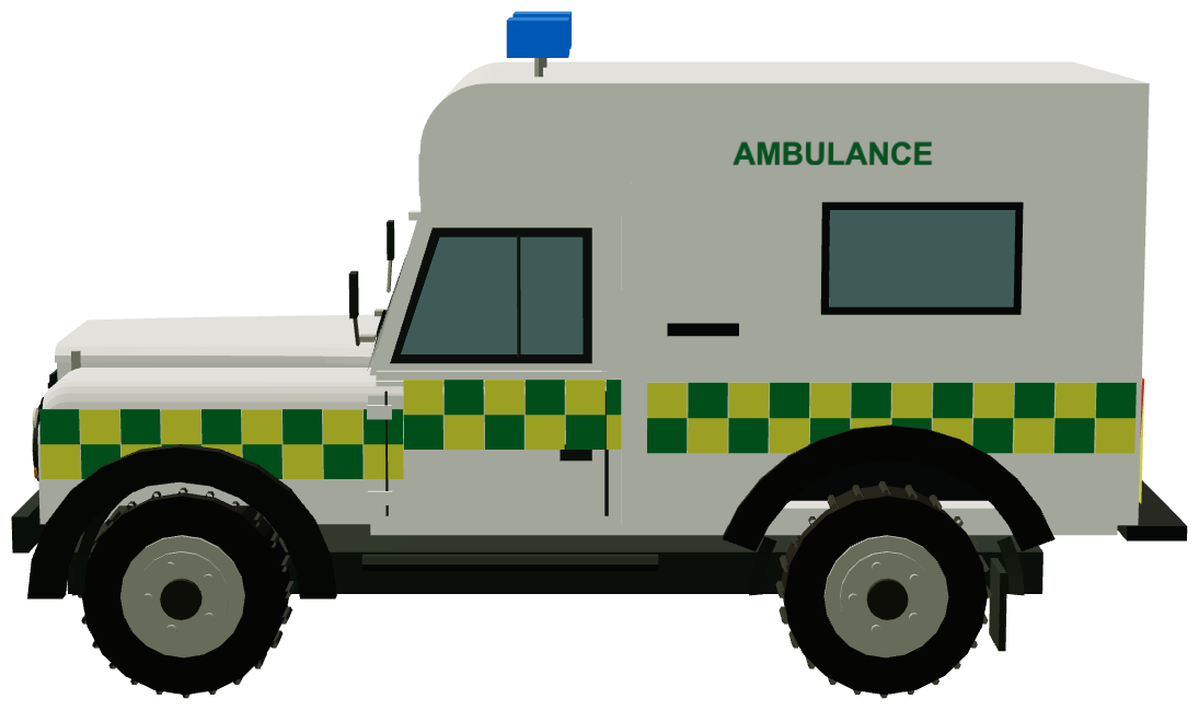 St John Ambulance One Ten B183 LBJ — side render
