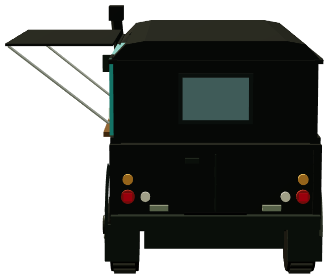 St Monans Ex-Army Land Rover Mobile Bar — rear render