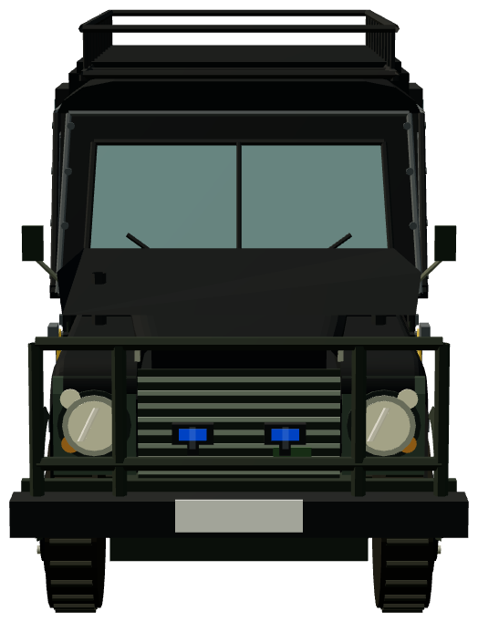 Staffordshire Police Armoured Defender 110 — front render