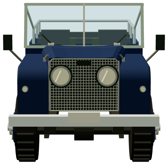 State III Royal Review Land Rover — front render