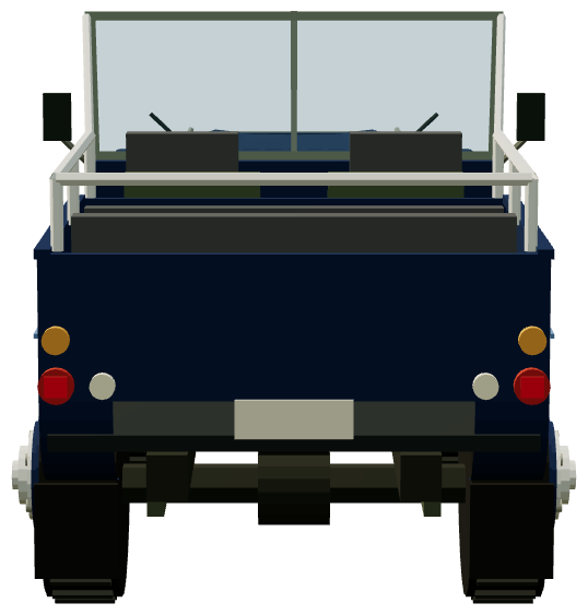 State III Royal Review Land Rover — rear render
