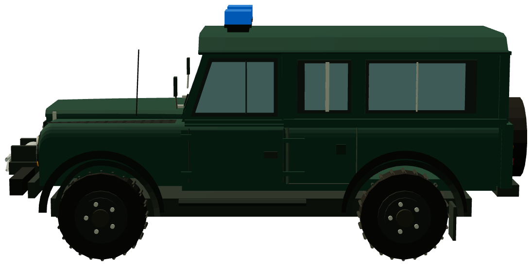 Straż Graniczna Defender 110 — side render