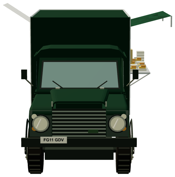 Teddy's Fish & Chips Defender — front render