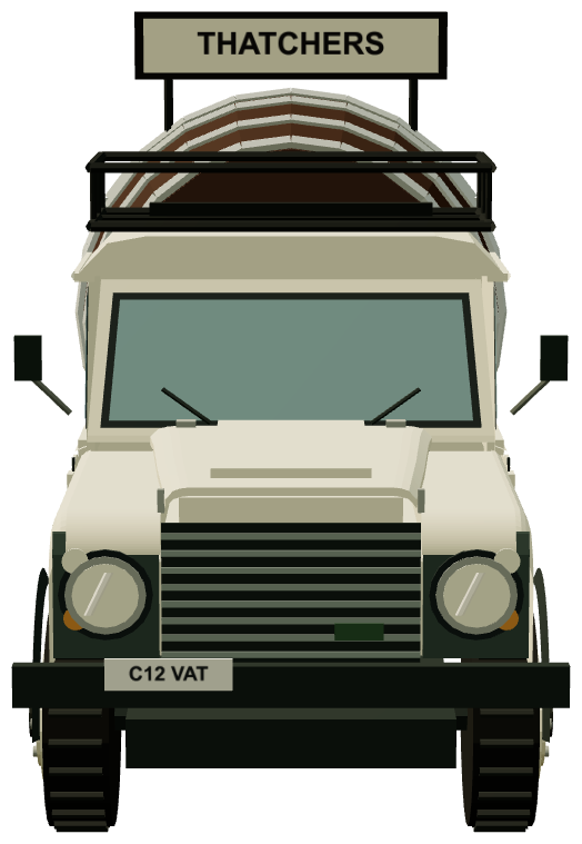 Thatchers Cider Cask Defender — front render