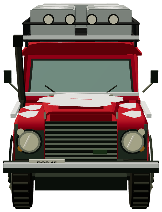 Trail by Fire Defender 110 — front render