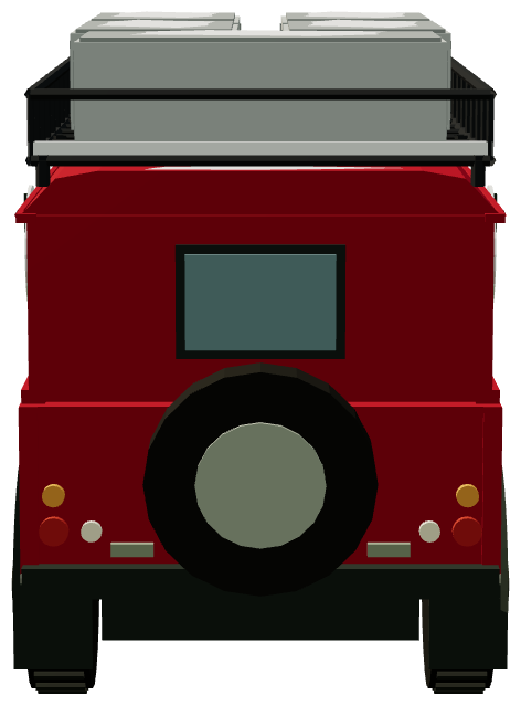 Trail by Fire Defender 110 — rear render
