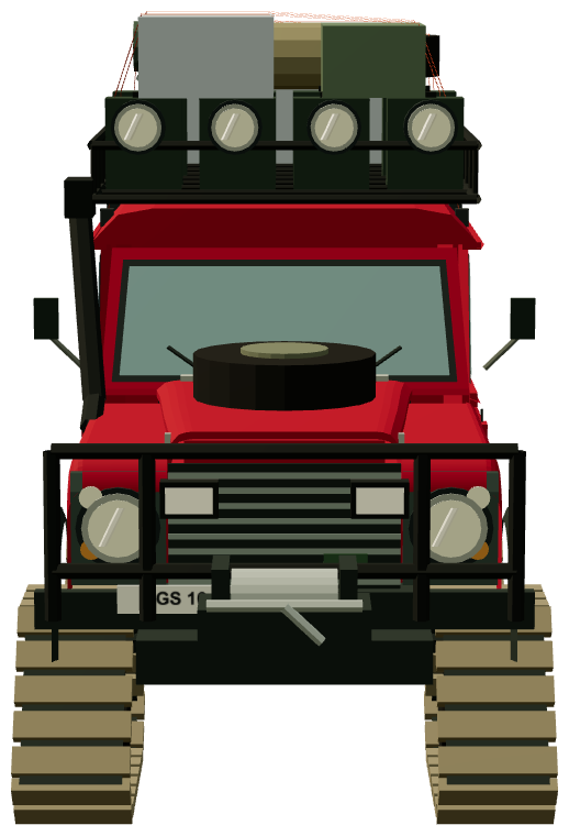 Transcaucasian Expedition Defender 110 — front render