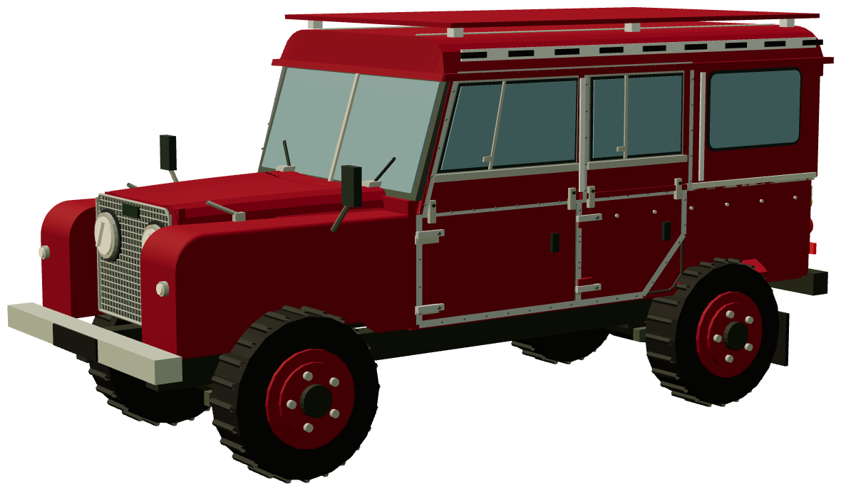 Tropical Roof Station Wagon — three-quarter render