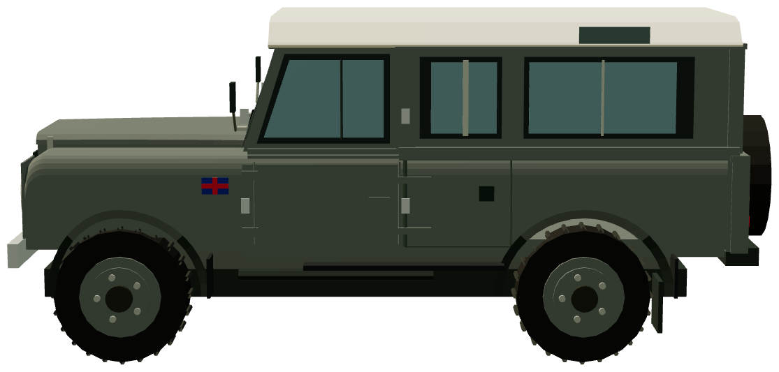 Classic Defender Works V8 DAKTARI Edition — side render